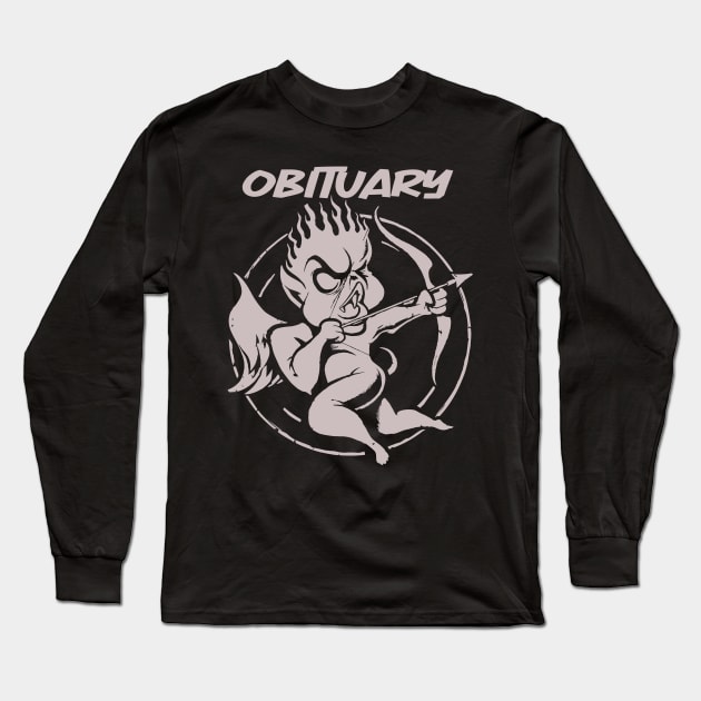 cupid obituary Long Sleeve T-Shirt by Sad is treu